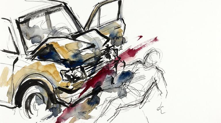 Ocean Parkway at 1 AM