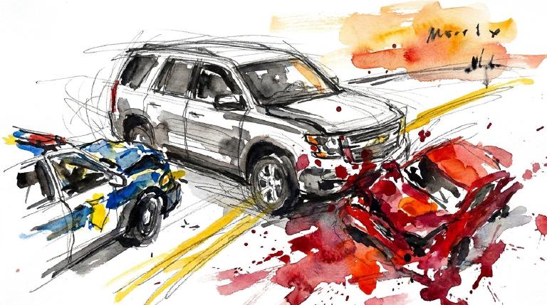 A woman dies on Macombs Road. The driver runs.