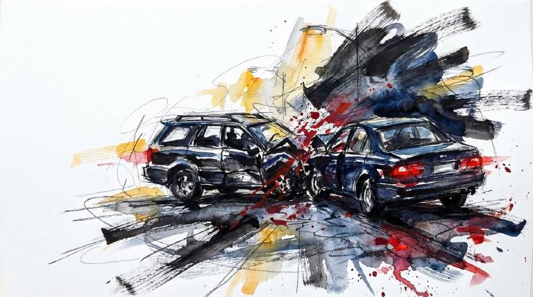 Afternoon turn at 84th and 35th leaves a man bleeding. The pattern is older than the bruise.