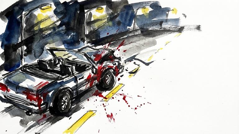 Evening turn, broken body. Same streets, same story.