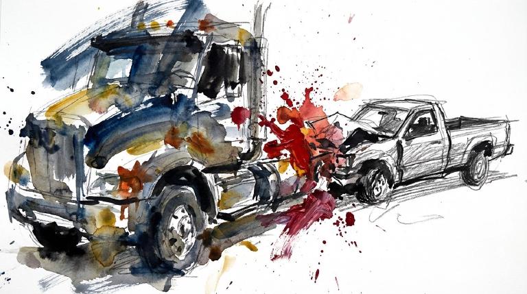 BQE at Atlantic: a morning, a death