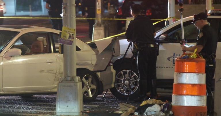 Leggett and Bruckner: a woman in the crosswalk, a driver who kept going