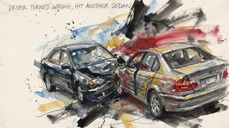 Leggett and Bruckner: a woman in the crosswalk, a driver who kept going