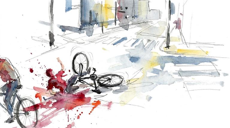 West Village: Bikes Down, Bodies Hurt, Hours Lost