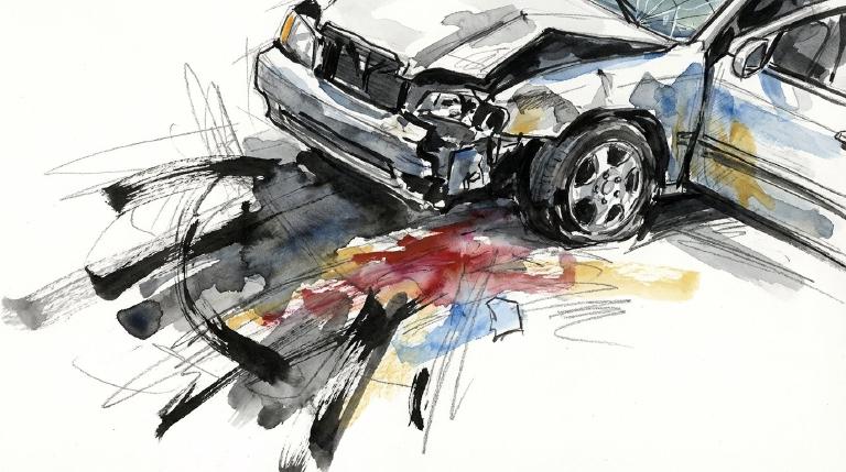 Junction and Corona: a turn, three people down