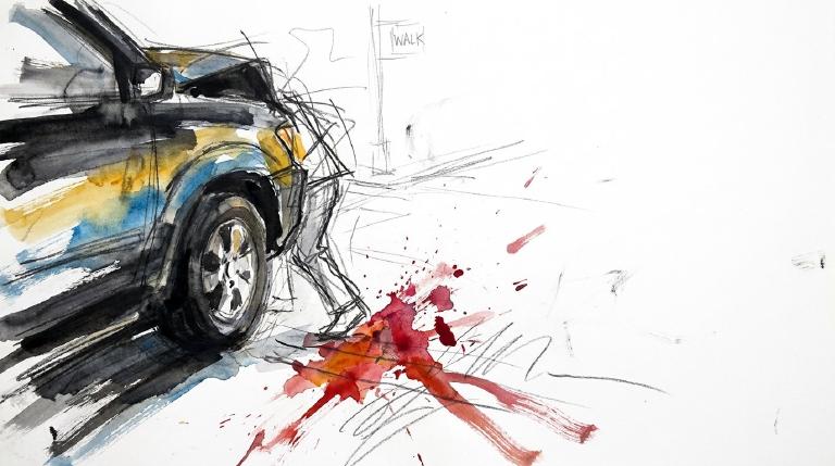 Middle Village’s long afternoon: crashes stack up, bodies fall, fixes wait