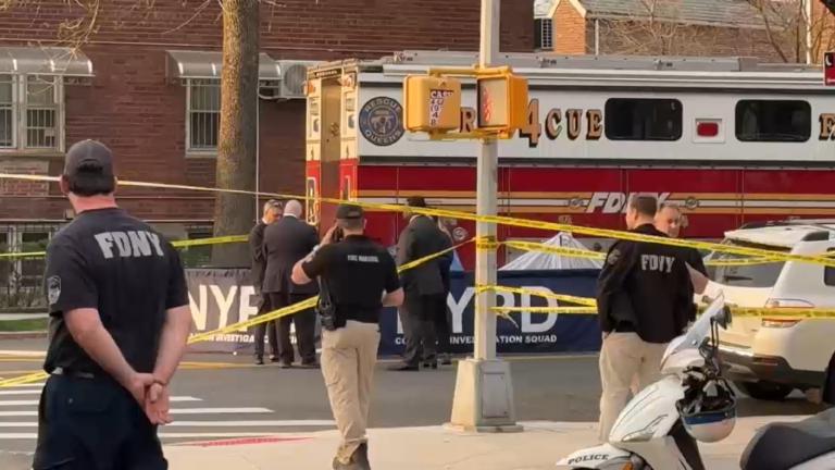 Crosswalk, then sirens
