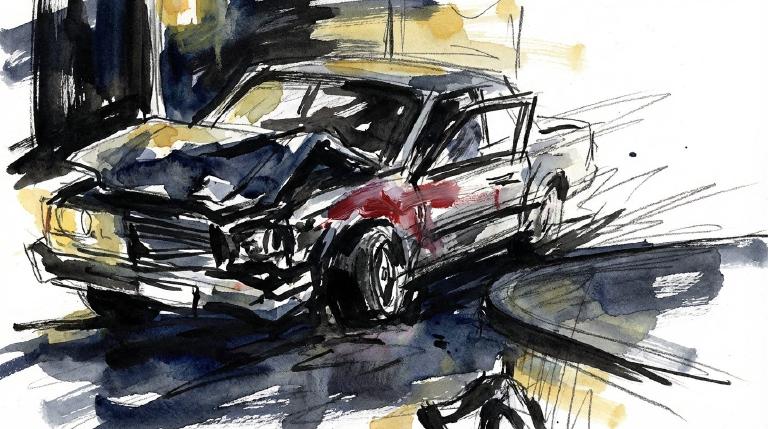 Flatbush Avenue, after midnight